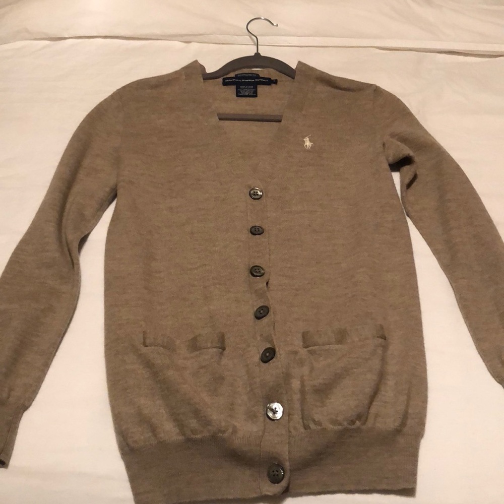 Oatmeal button down cardigan